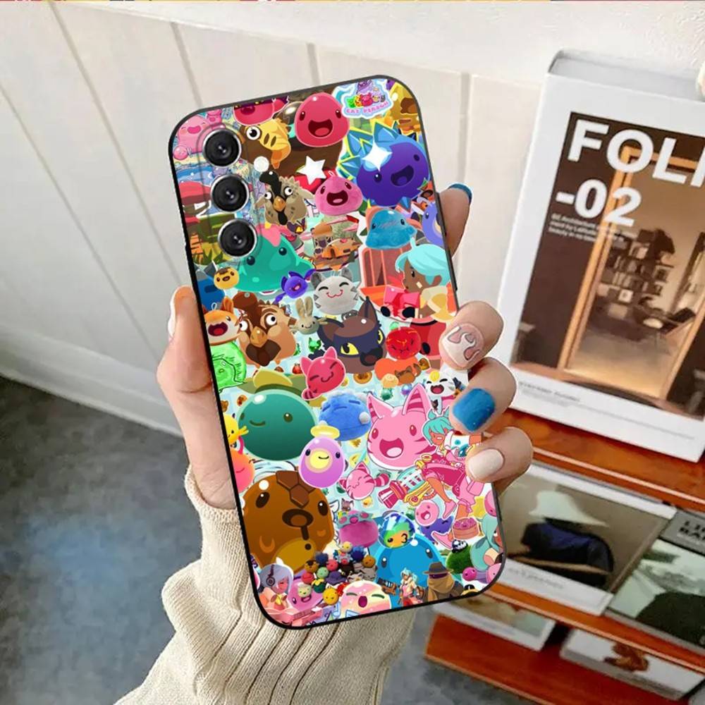 Game S-Slime Rancher Phone Case Phone Case For Samsung Galaxy A13,A21s,A22,A31,A32,A52,A53,A71,A80, Soft Black Shell