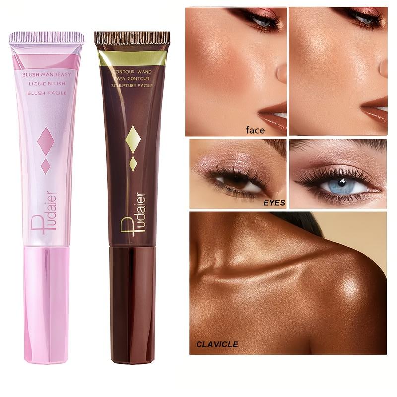 Liquid Blush and Highlighter Makeup with Matte Finish - Long-Lasting Formula