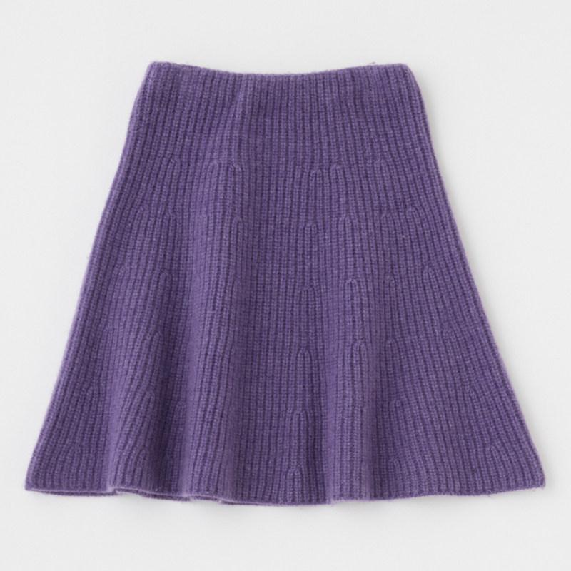 MOUS * Y Rich Family Qianjin Sensation Pure Short Plush Pure Wool Knitted Skirt for Women