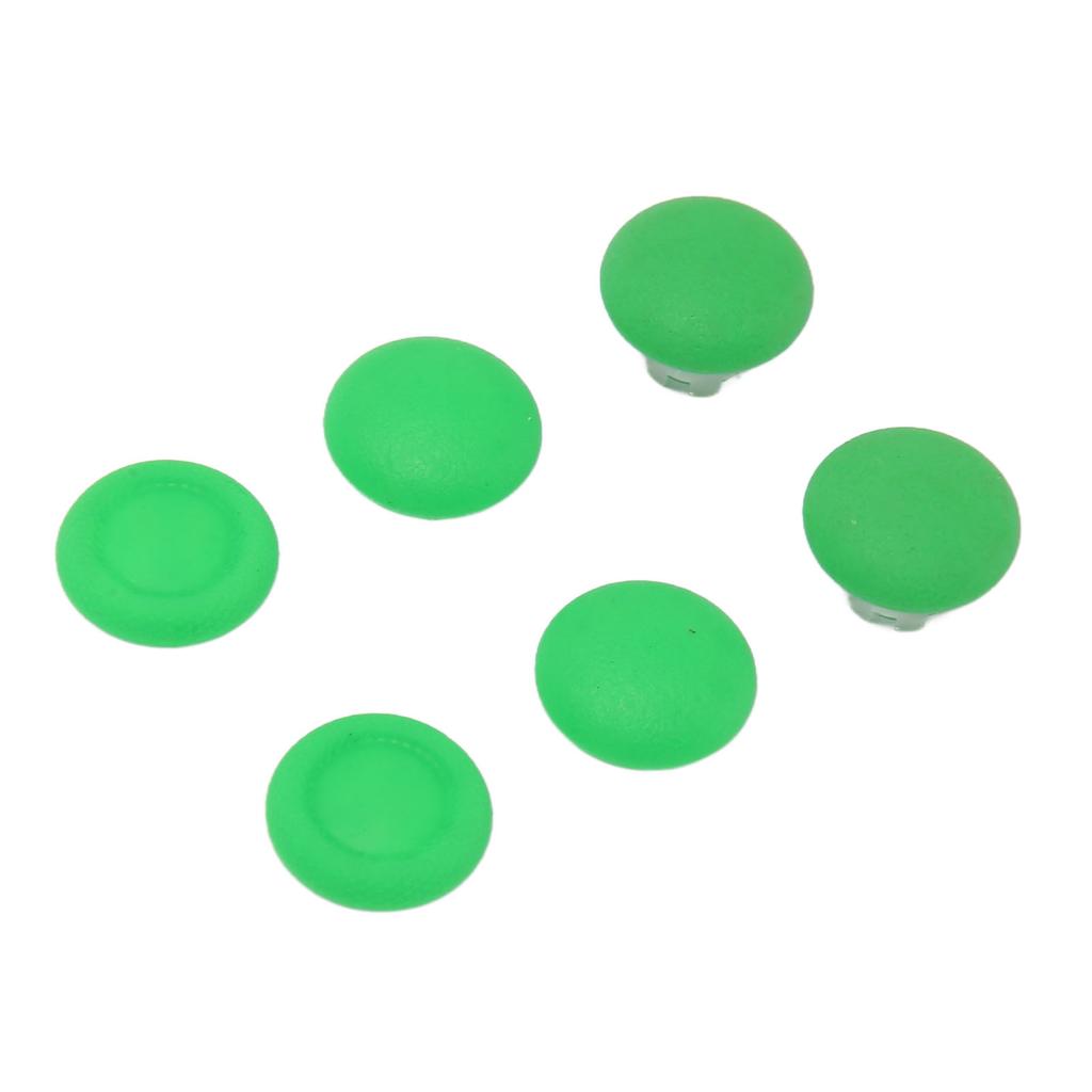 3D Joystick Button Cover 6 In 1 Prevent Slip Replacement Thumb Grips for PS5 Elite Controller Green