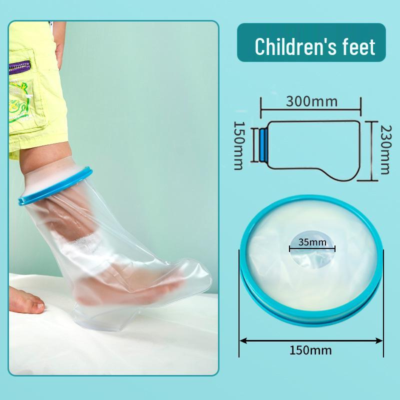 Waterproof Adult Knee & Foot Plaster Cover for Post-Op Bathing Protection