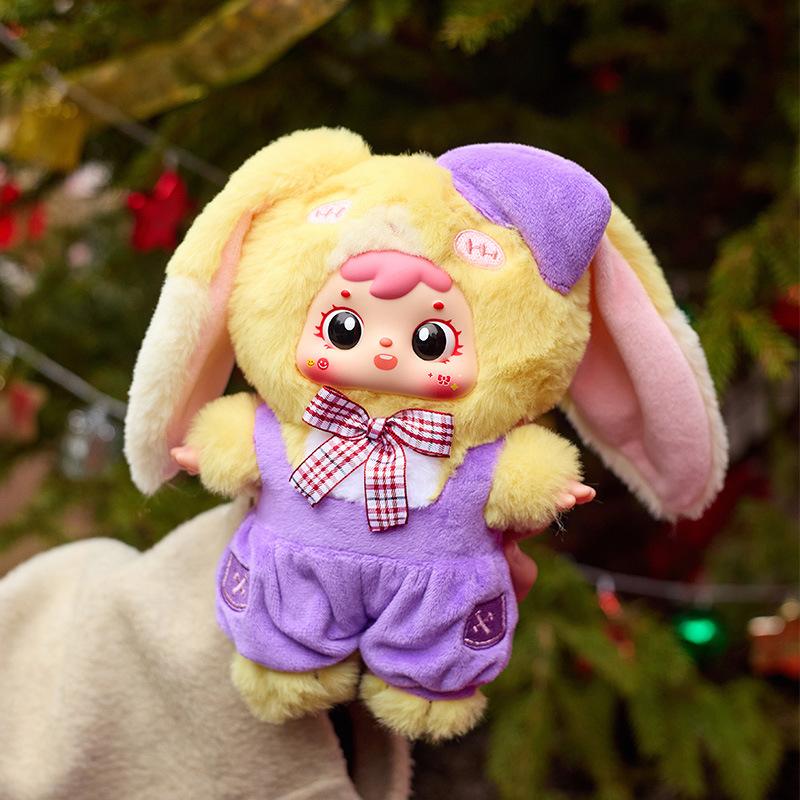 Kawaii Samuel Coffee Shop Series Plush Blind Box Doll Bag Pendant Vinyl Action Figures Collectible Toys Mystery Box Gift