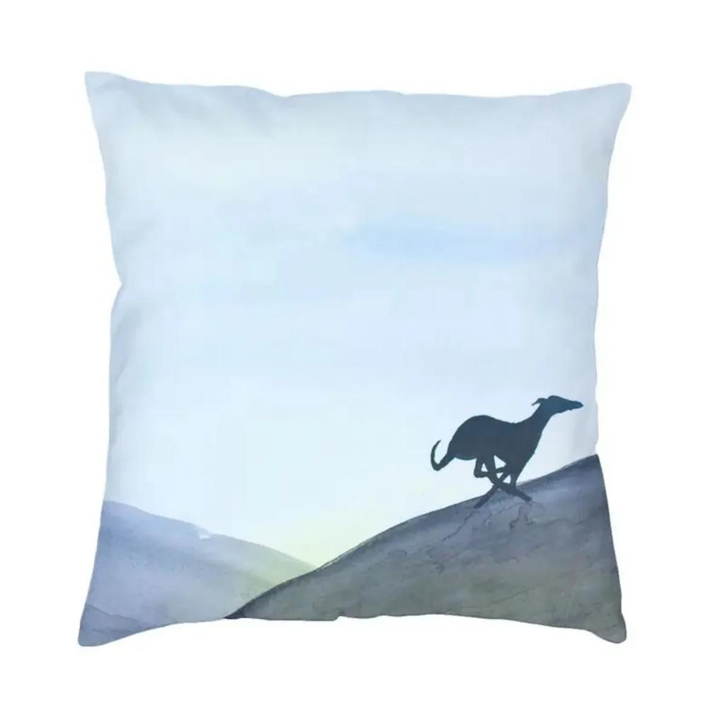 Greyhounds Pillowcase Polyester Cushion Cover Decoration Sloughi Azawakh Dog Pillow Case Cover Home Dropshipping 45X45cm