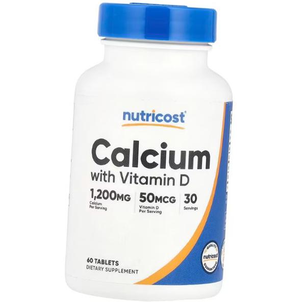 

Кальций Д3, Calcium with Vitamin D, Nutricost (36647077) 60tab