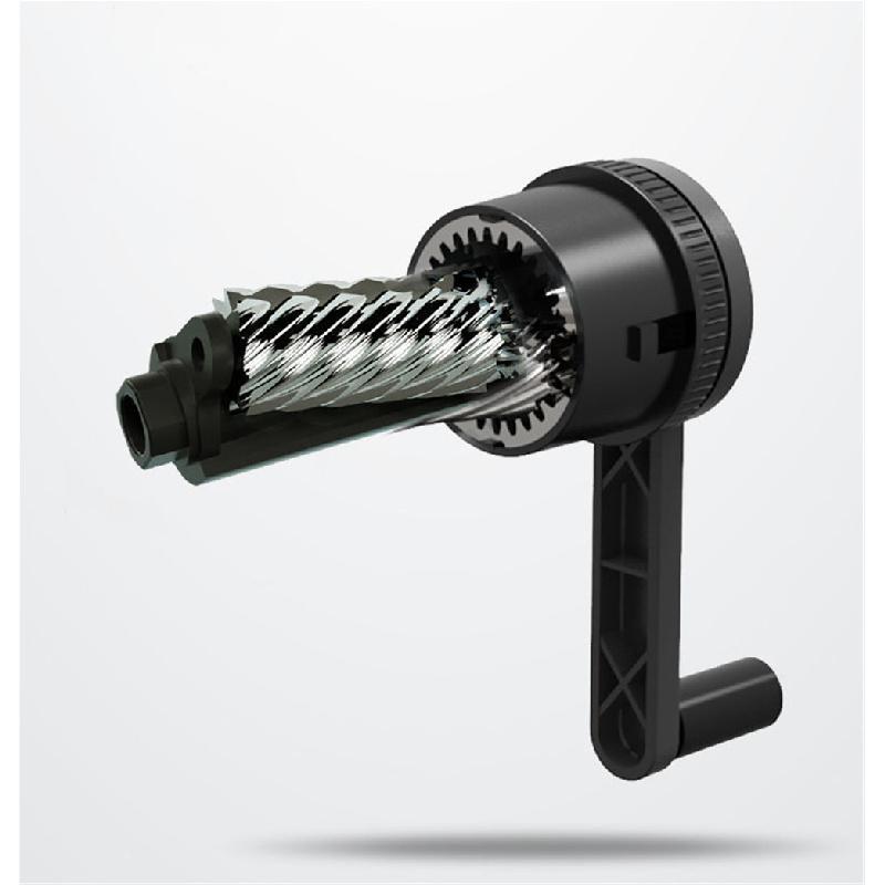 Pencil/Charcoal Pencil Sharpener, Rotating, Manual, Automatic Lead Feed