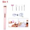 Portable Electric Nail Polisher & Manicure Set - 5-in-1 Nail Grinding Tool