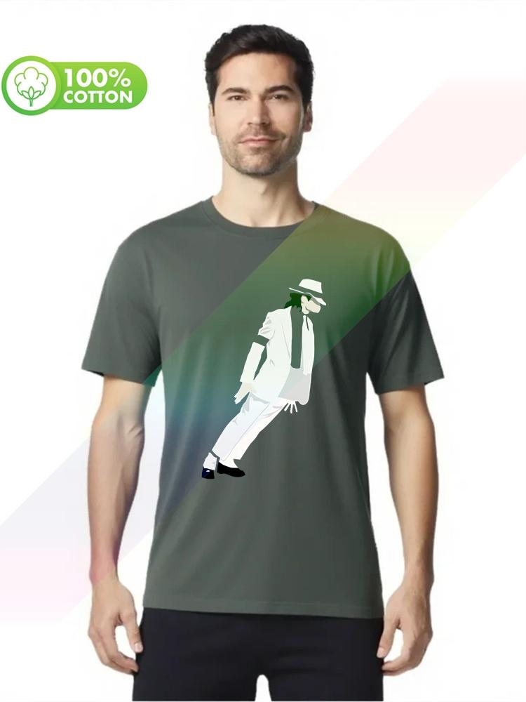 100 Cotton Round Neck Heavy Weight Unisexs Tshirt Michael Jackson Smooth Criminal Sticker S3xl Tops Tees