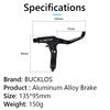 BUCKLOS Mtb Mechanical Disc Brake Caliper Set Bike Brake Levers with Cable Front Rear Bicycle Disc Brake Rotors Cycling Parts