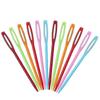 100 Plastic Sewing Needles, Big-eyed Children's Sewing Needles, 7cm/2.7inch Hand Sewing Needles, Training Needles