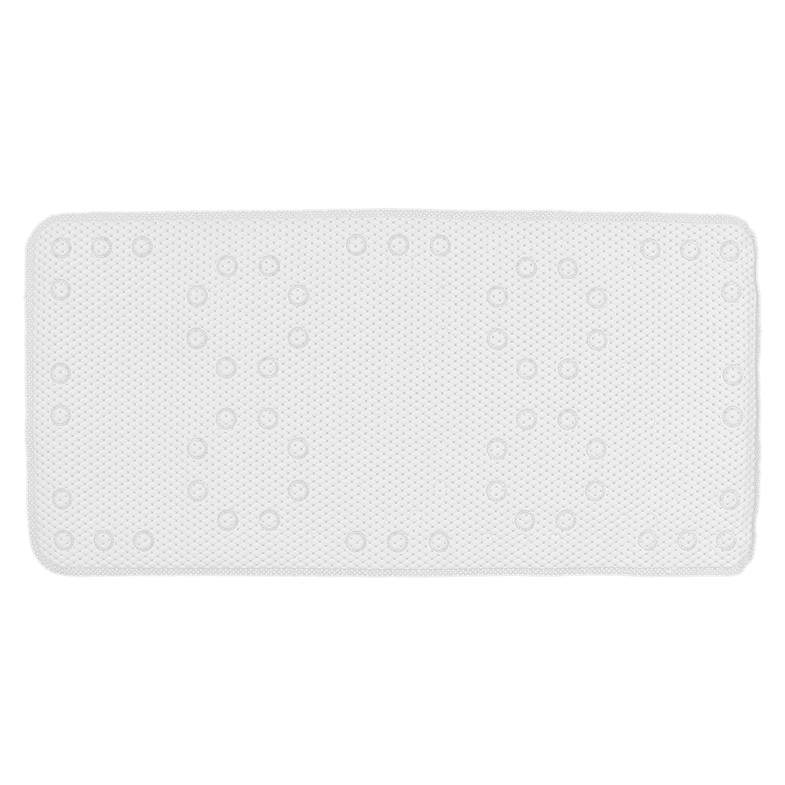 

Breathable Bathtub Mat NonSlip Silicone Safe Shower Mat Soft Foam Bathtub Rugwith Drain Holes