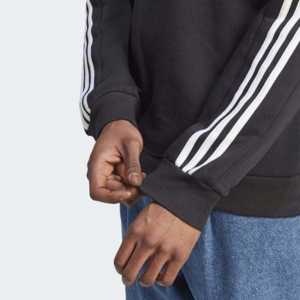 Adidas Unisex Cozy Essential Fleece 3s Sweatshirt With Eco Friendly Materials
