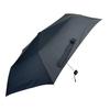 Folding 65cm Rib 115cm Manual Flat Compact Aluminum Fiberglass Black Men's Umbrella, Large, Length, Diameter, Lightweight, Opening, Slim, Design,