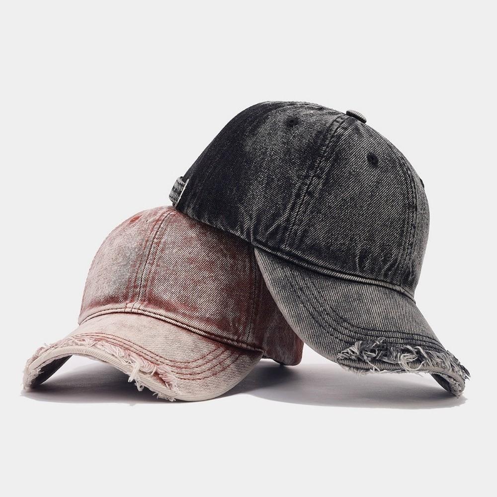 Adjustable Duckbill Hat Breathable Sun Protection Cap Casual Washed Baseball Cap