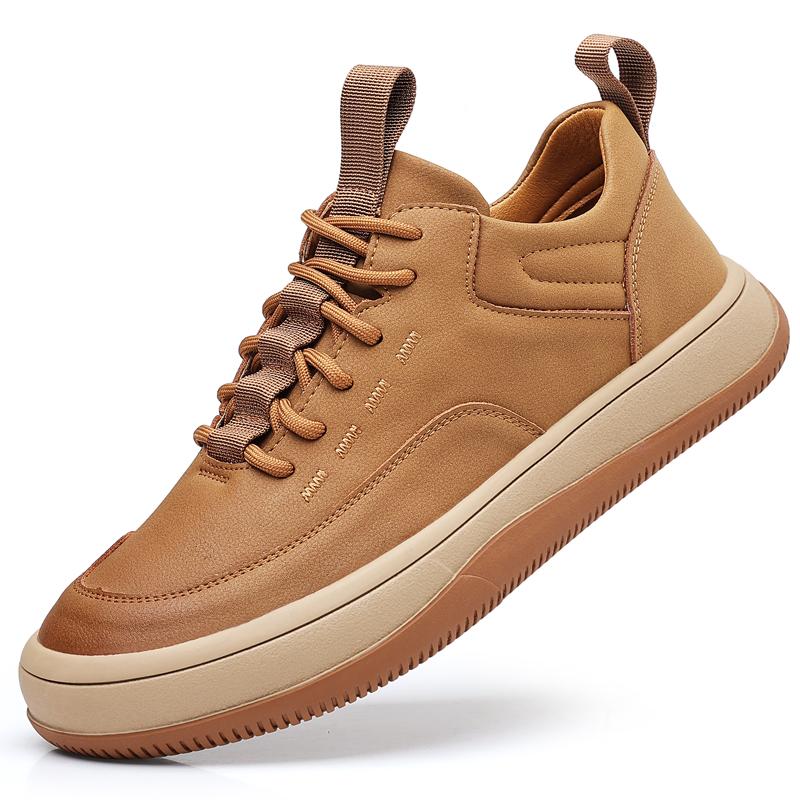 

Модные итальянские люксовые брендовые туфли из натуральной кожи Мужские кожаные удобные плоские кроссовки Модная дизайнерская обувь Модная повседневная обувь 44 коричневый