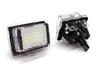 LED License Plate Lamps 2pcs, 12V Compatible with Mercedes, Off-Road