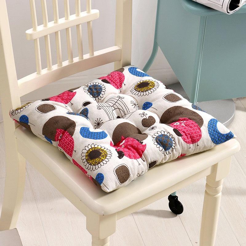 Stylish And Cozy Chair Cushion Pad With Tie-up For Living Room And Bedroom