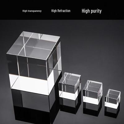 Clear Acrylic Cube Display Stand for Jewelry Accessories