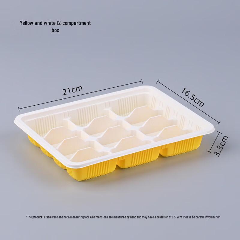 Disposable Plastic Multi-Compartment Food Container