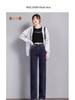 Women's High Waist Slimming Straight Leg Jeans - 2025 Spring/Autumn Hot Style Cigarette Fit, Small to Wide Leg Options