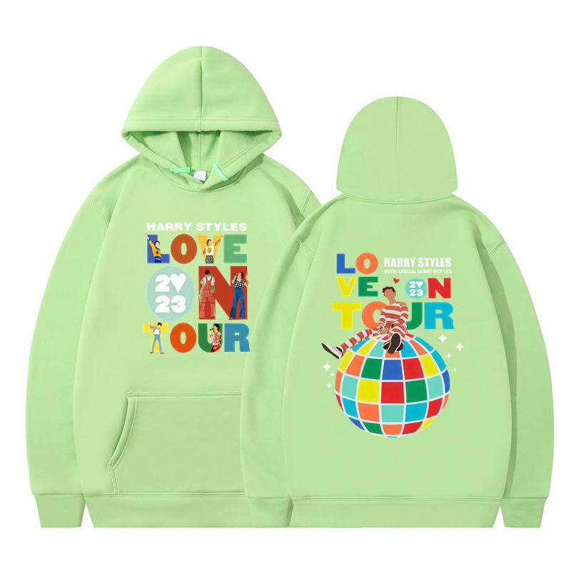 New HARRY STYLES Men's and Women's Peripheral Casual Loose Hooded Sweater