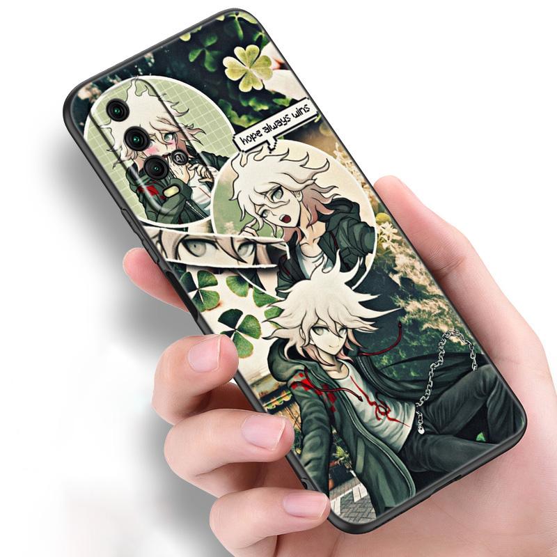 DANGANRONPA Silikonowe Etui na Telefon Dla Xiaomi Redmi Note 11 10 9 8 Pro 11T 10T 10S 9S 8T 9 9A 9C 9T Czarne Miękkie Etui Coque Funda