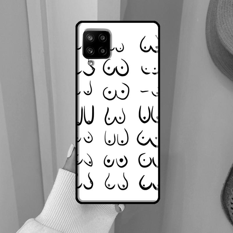 Boobs Art Case For Samsung Galaxy A16 A56 A36 A26 A25 A54 A34 A14 A52 A32 A12 A13 A33 A53 A15 A35 A55