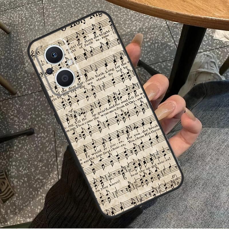 Sheet Music For OPPO Reno 10 11 12 13 14 Pro 7 8 Lite 8T 11F 12F 13F 14F OPPO Find X8 X9 X5 X6 Pro Case