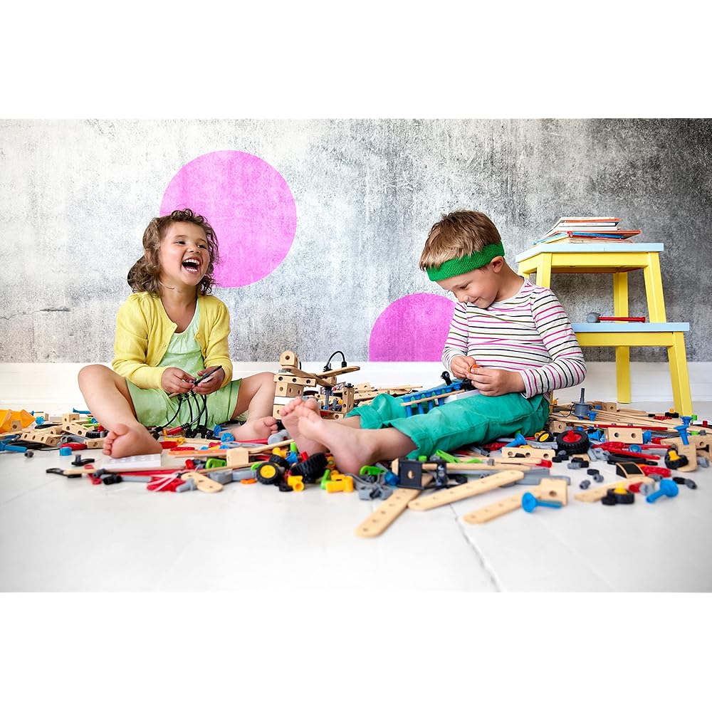 Brio Builder Motor Set 34591 121 Pieces Wooden Toy for Ages 3 and Up Construction Play