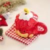 420ml Christmas Tree Ceramic Water Cup Creative Milk Mug with Lid Spoon Afternoon Camellia Flower Tea Coffee Cup Christmas Gift