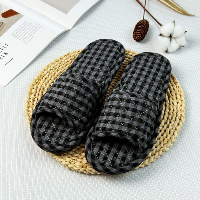 

Унисекс Бесшумные Комнатные Нескользящие Дышащие Тапочки на Все Сезоны - Впитывающие Пот для Деревянных Полов 42-43