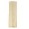 Uxcell 200 Brochettes en Bambou, 30 cm de Longueur, 5 mm de Diamètre, Cure-dents en Bois Naturel pour Barbecue, Apéritifs, Grillades et Fruits