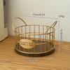 Holder Coffee Pod Storage Basket Multifunctional Accessory , Golden for Lover Rustic