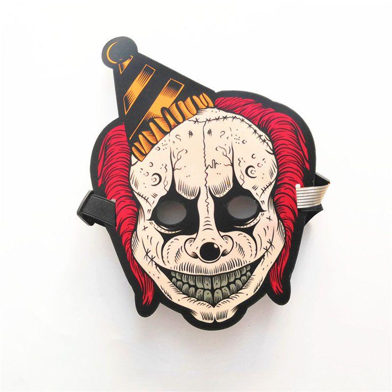 Premium Quality Sound Activated Led Mask For Halloween Dance Rave Edm Events