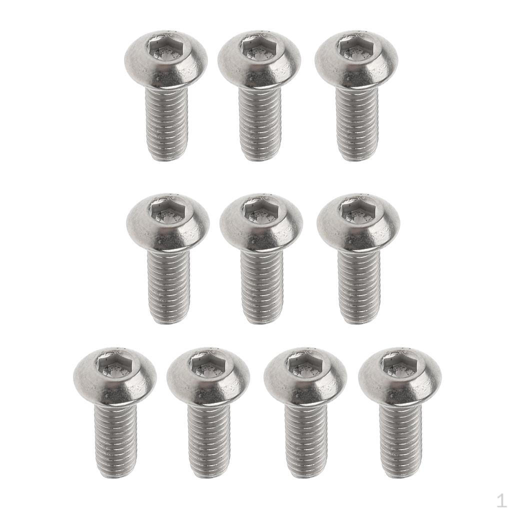 10x Metric Threaded M3 Hex Socket Head Screw 6mm/8mm/10/12/15mm
