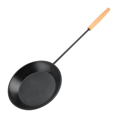 Outdoor Wooden Handle Frying Pan