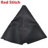 15mm Universal PU Leather Shifter AT MT Car Shift Knob Shifter Gear Knob Gaiter Boot Cover For Ford Galaxy Mondeo 3 4 S-max C-max VW Renault