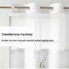 Handun Floral Double-Layer Polyester Shower Curtain