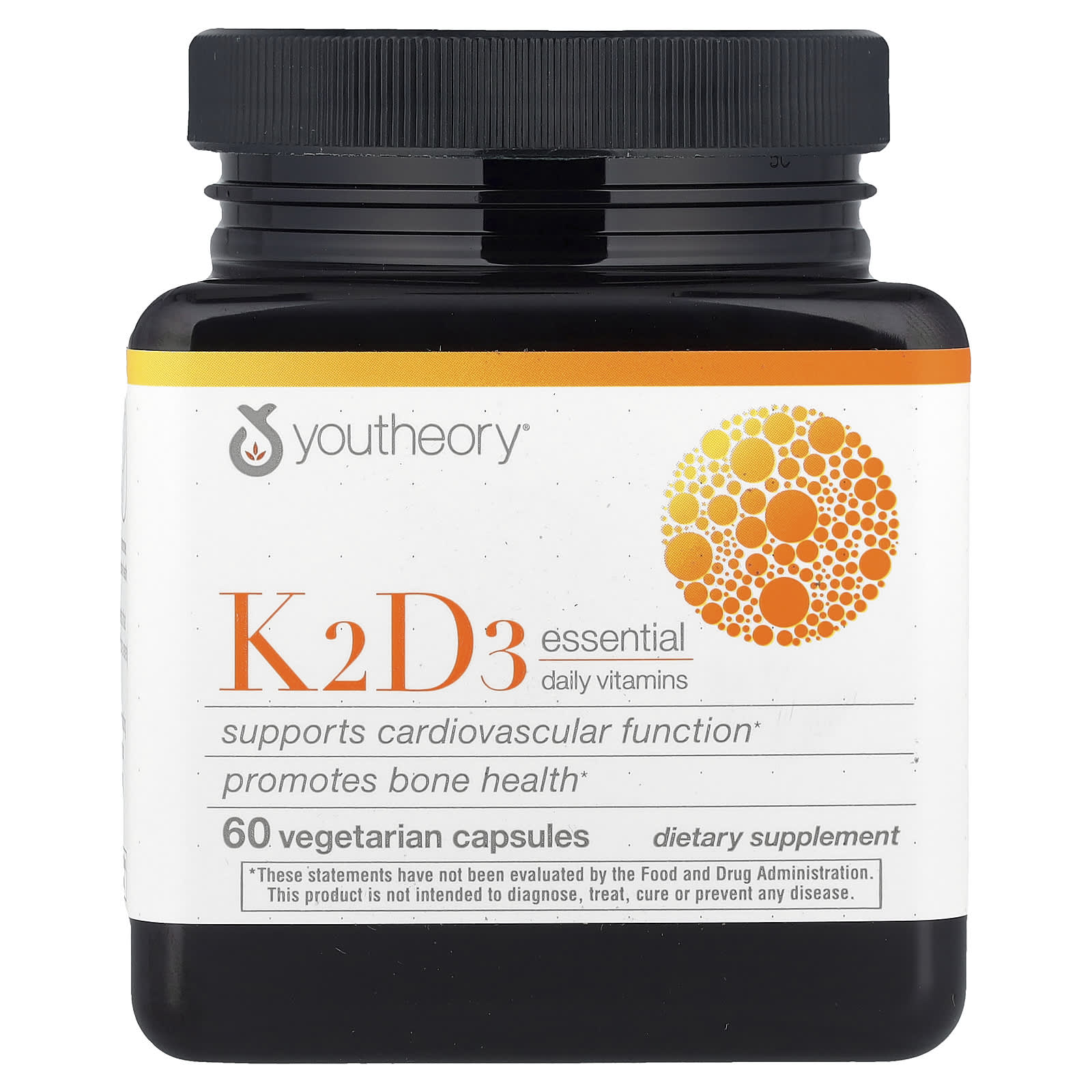 

K2D3 Essential Daily Vitamins, Veggie Capsules 60
