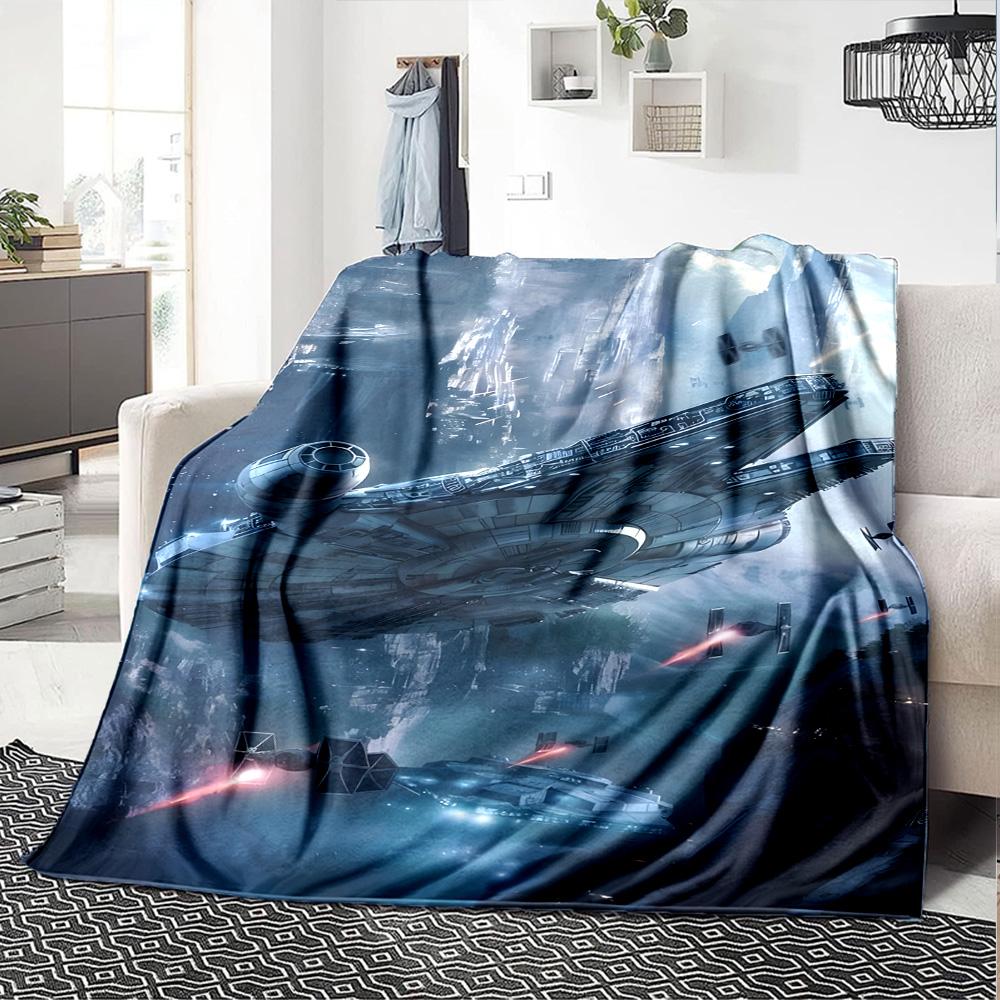 Star Wars Blanket Soft Warm Cozy Great for Office Chair Bed All-Season Use Stylish Decor Gift for Travel Home Birthdays