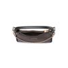 Michael Kors Mk Wilma Classic Monogram Print Zipper Closure Leather Shoulder Bag Women Shoulder Bag Black Brown 32R3G3WN6B-BROWN-BLK