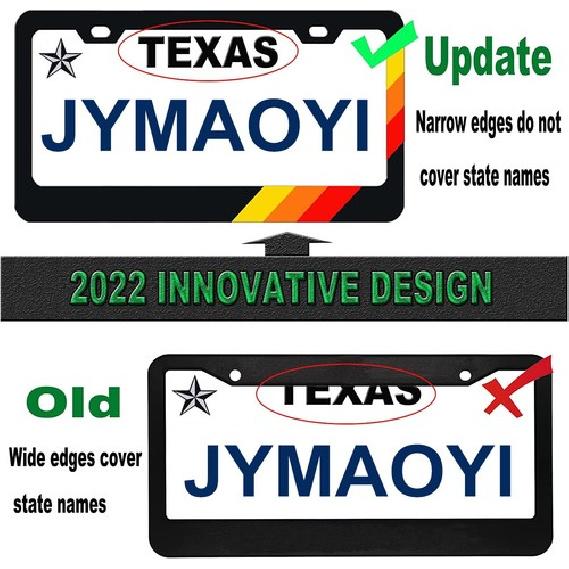 For Toyota Tacoma Accessories Front And Rear Tri 3 Color License Plate Frames