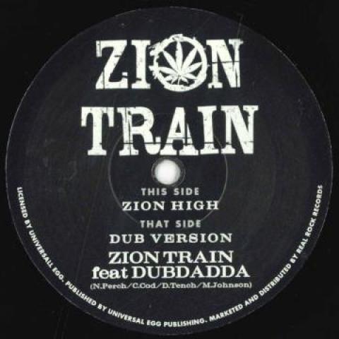 

7inch Record ZION TRAIN, DUBDADDA - Zion High / Dub Version ZT01 Zion Train 2022 Jamaica Reggae, Ska & Dub