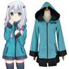 Sensei Eromanga Izumi Sagiri Zipper Costume Cosplay Halloween Jacket Coat Hoodie