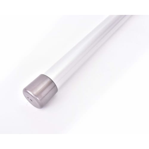 Toyotomi Metal 3.5m Clothes Drying Pole, Assembled, Rust-Proof, 3.2cm Diameter, 3.5m Length, Silver (Cap Color: Silver)