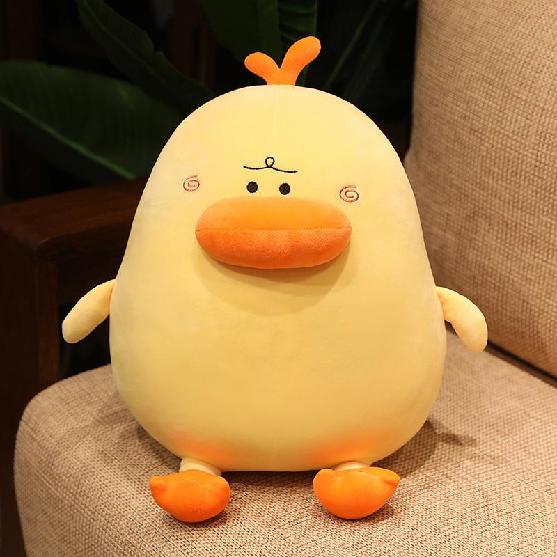 

Non-Toxic Stuffed Round Soft Duck With Sexy Lips Plush Toys Easy To Cuddle Dolls Cute Plushie Pillow Cushion Touch Of Fun Room Sofa Decor 30cm