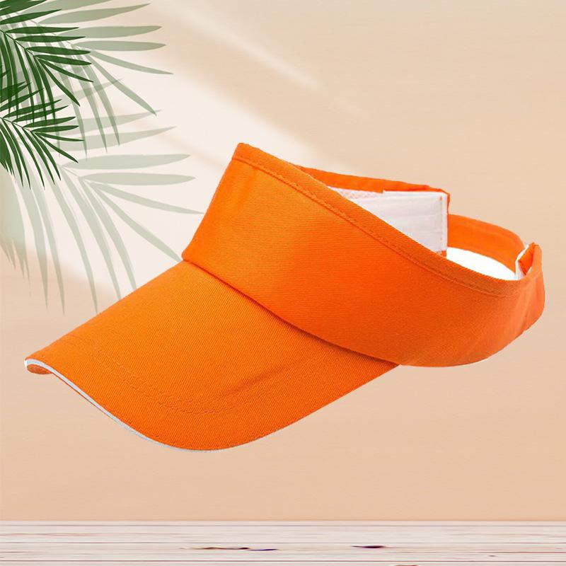 Outdoor sun hat empty top hat sun hat embroidered spring and summer sun protection hat