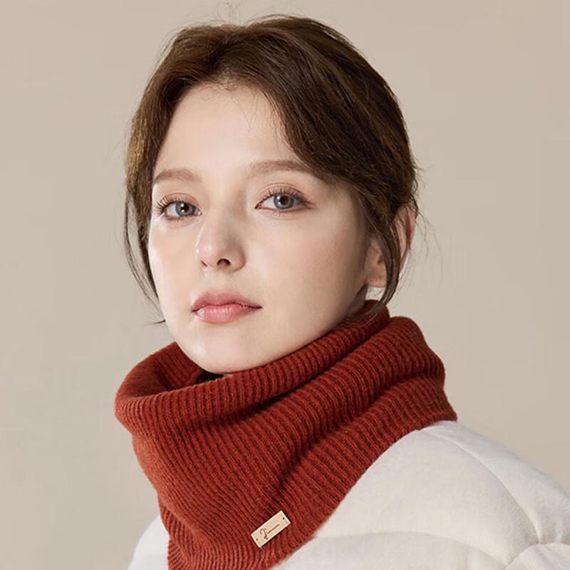 

JIUMU Women s Wool Knit Neck Warmer Scarf One Size
