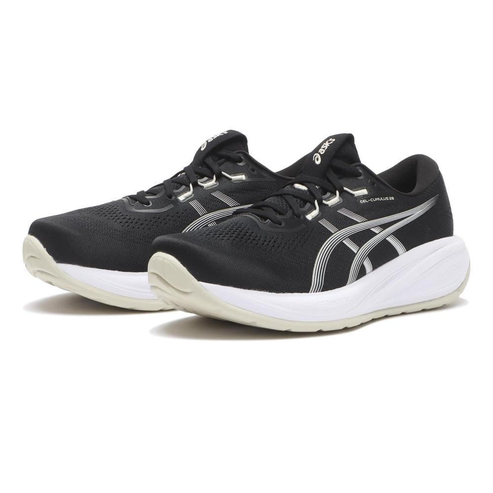 Asics Gel Cumlus 28 Extra Wide Black White 1011c146.002 Black White