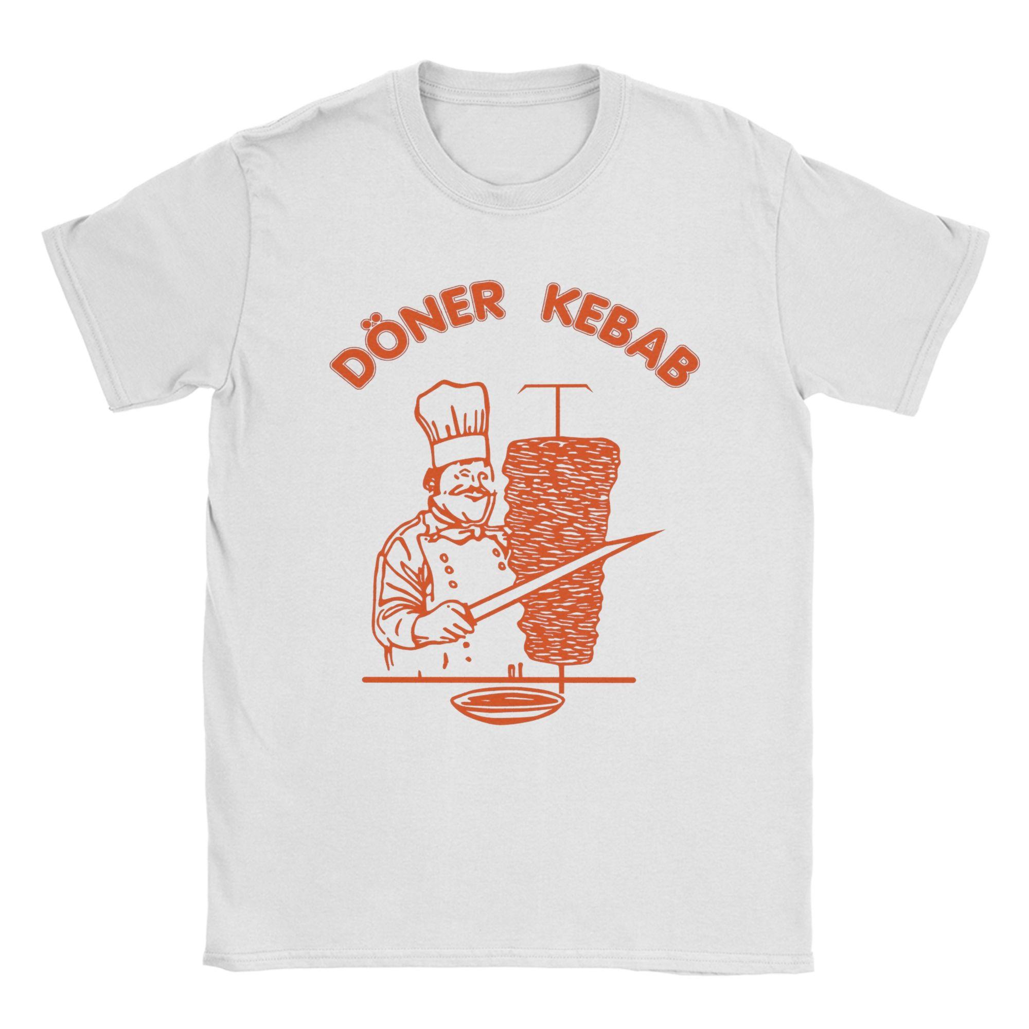 Unisex TShirt Doner Kebab Lustig Grill Master Foodie Awesome Cotton Tees Short Sleeve T Shirt Round Collar Tops Birthday Present S