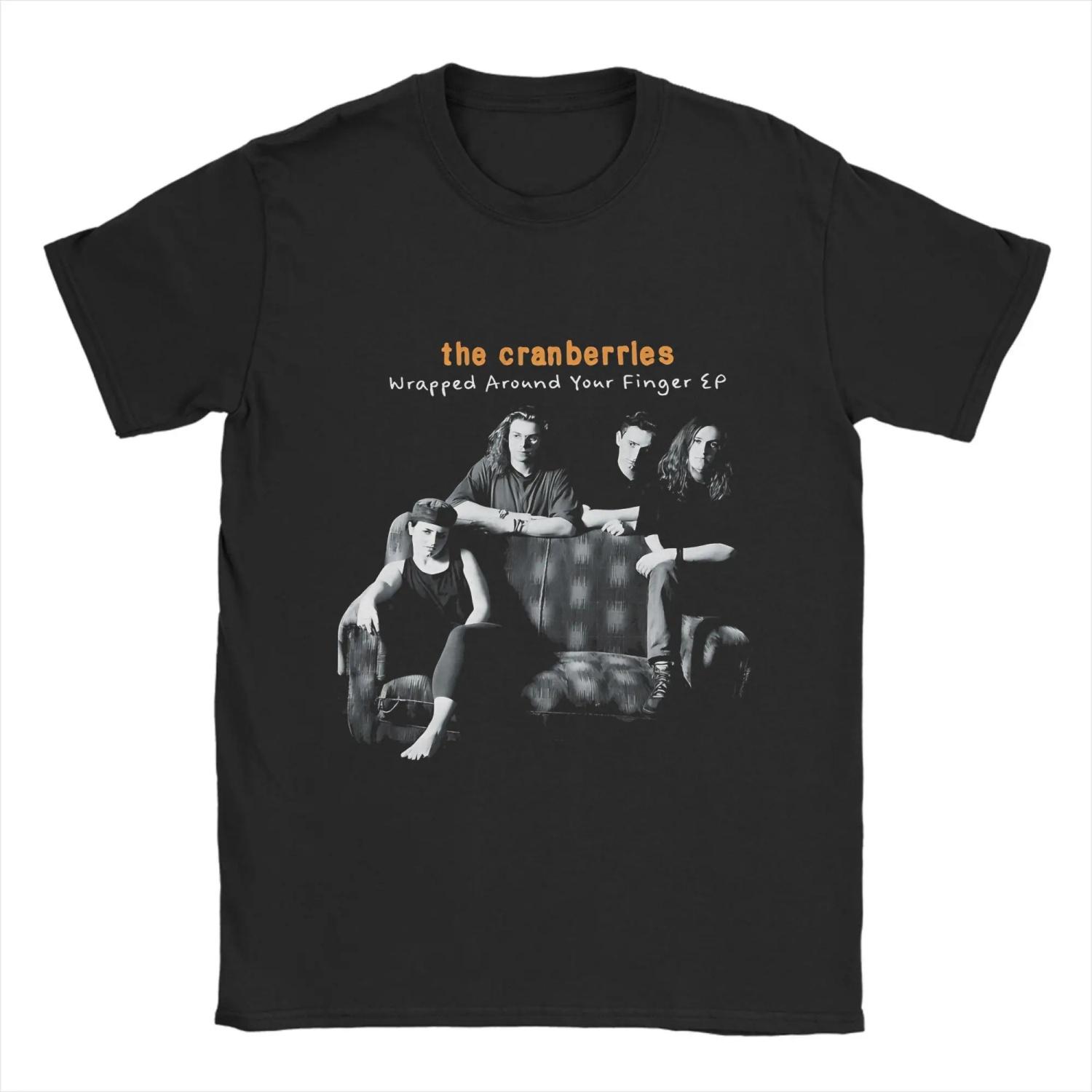 

The Cranberries T Shirt Summer Cotton T-Shirts For Men s Leisure Casual Tshirt Short Sleeve Streetwear Tees XXXXXL чорний